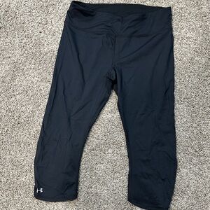 Under Armour Black Capri Leggings